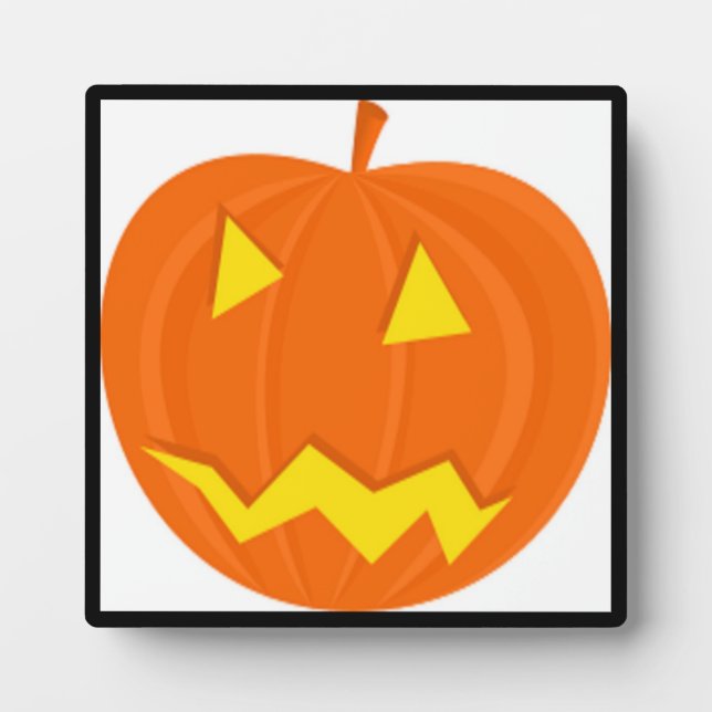 "HAPPY HALLOWEEN" PUMPKIN FOTOPLATTE (Vorderseite)