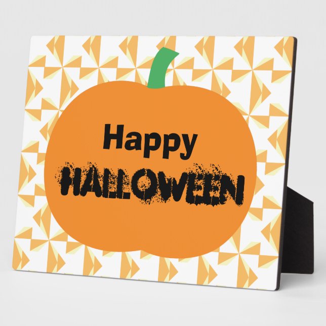 Happy Halloween Pumpkin Fotoplatte (Seite)
