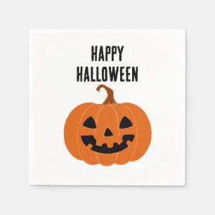 Happy Halloween Pumpkin Jackolantern Serviette