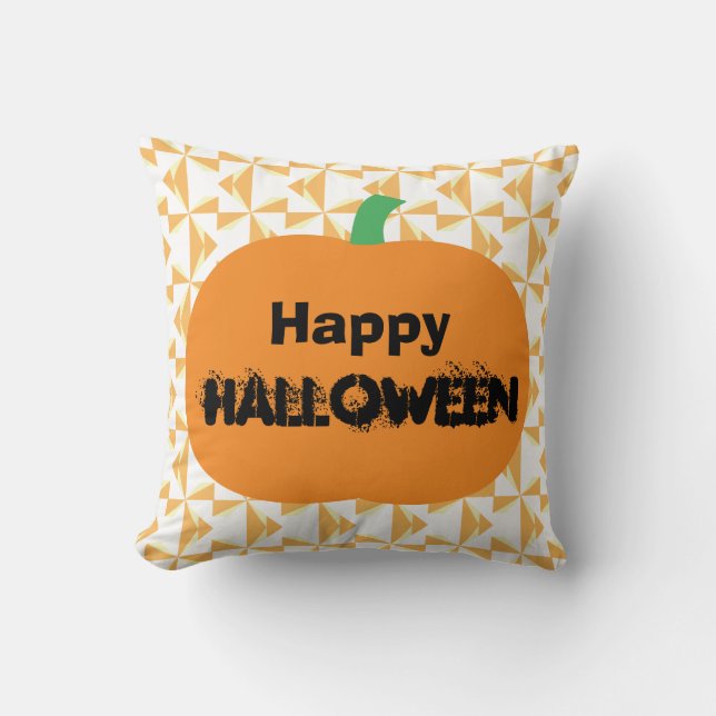 Happy Halloween Pumpkin Kissen (Vorderseite)