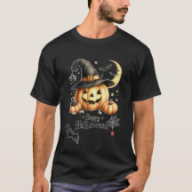 Happy Halloween Pumpkin mit Hexenhut
