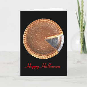 Happy Halloween Pumpkin Pie Romantic Card Karte