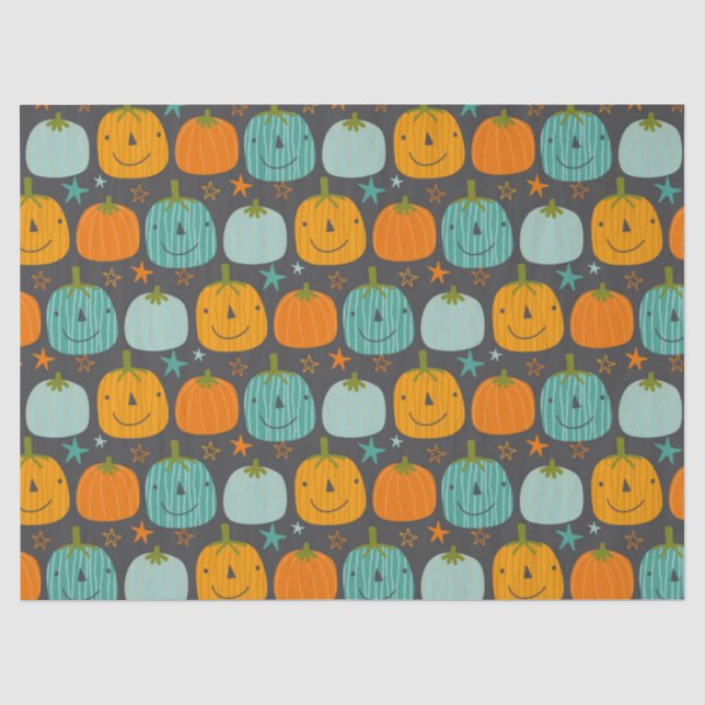 Happy Halloween Pumpkin Seidenpapier (Vorderseite)