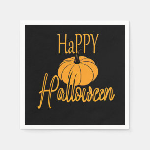 Happy Halloween Pumpkin Serviette