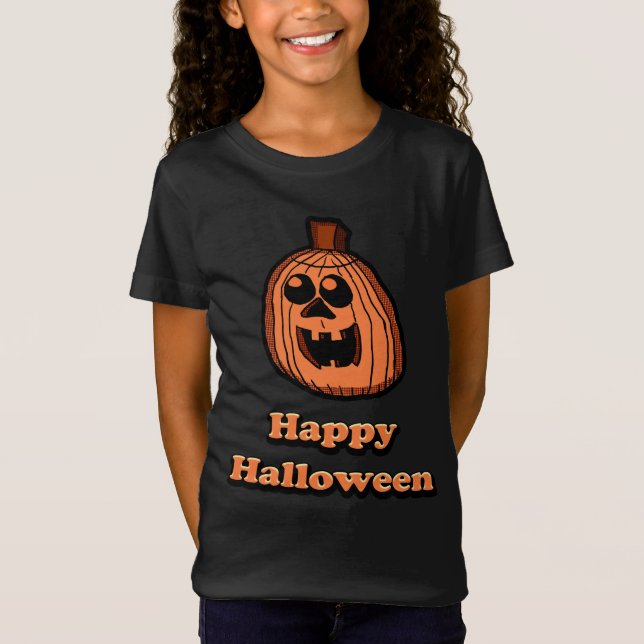 Happy Halloween Pumpkin T-Shirt (Vorderseite)