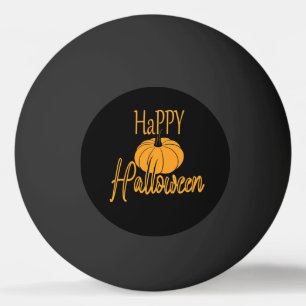 Happy Halloween Pumpkin Tischtennisball