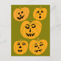 HAPPY HALLOWEEN Pumpkins Jack-O-Lanterns