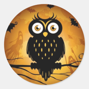 Happy Halloween Runder Aufkleber