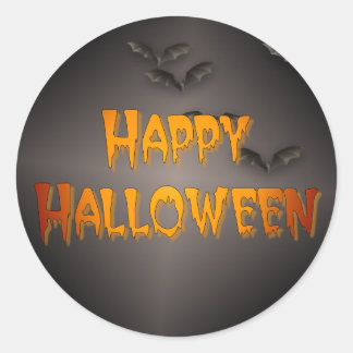 Happy Halloween Runder Aufkleber