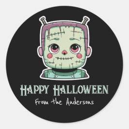 Happy Halloween Runder Aufkleber