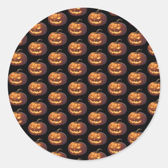 Happy Halloween Runder Aufkleber (Vorderseite)