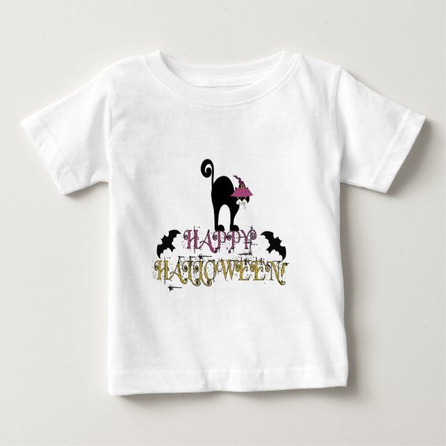 Happy Halloween Säugling Long Sleeve Shirt (Vorderseite)