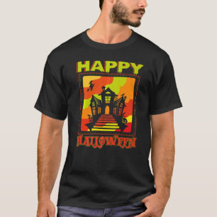 Happy Halloween Schloss T-Shirt