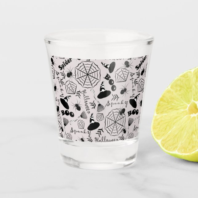 Happy Halloween Schnapsglas (Vorderseite)