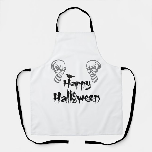 Happy Halloween Schürze (Vorderseite)