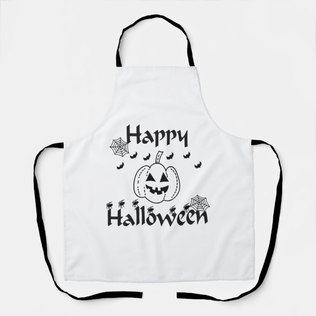 Happy Halloween Schürze (Vorderseite)