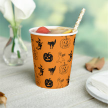 Happy Halloween Schwarz-Orange-Party
