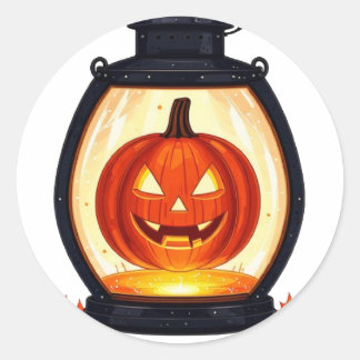 Happy Halloween Serie 5 - Pumpkin Lantern Sticker