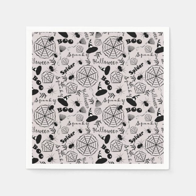 Happy Halloween Serviette (Vorderseite)