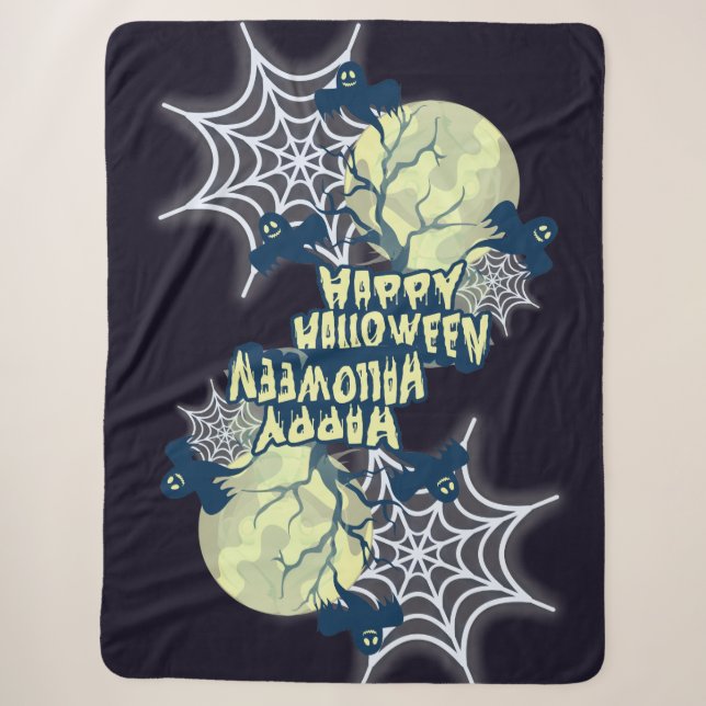Happy, Halloween Sherpadecke (Vorderseite)