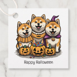 Happy Halloween Shiba Inu Hunde Geschenkanhänger