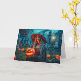 Happy Halloween | Sinister Hexe Karte