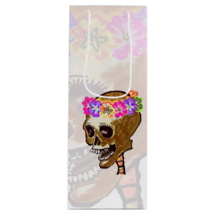 Happy Halloween Skull Geschenktüte Für Weinflaschen