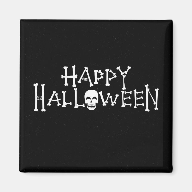 Happy Halloween - SMahlskull Magnet (Vorne)