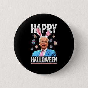 Happy Halloween Spaß Biden Bunny Eggs zu Halloween Button