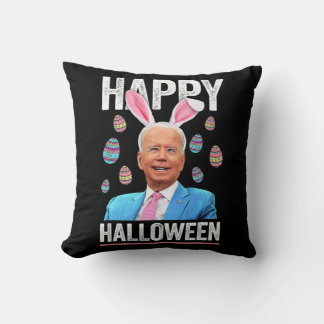 Happy Halloween Spaß Biden Bunny Eggs zu Halloween Kissen