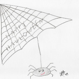 Happy Halloween - Spider Card Karte