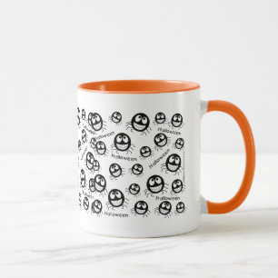 Happy Halloween Spider Collage Tasse