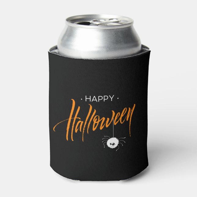 Happy Halloween Spider Dosenkühler (Kanne Vorderseite)
