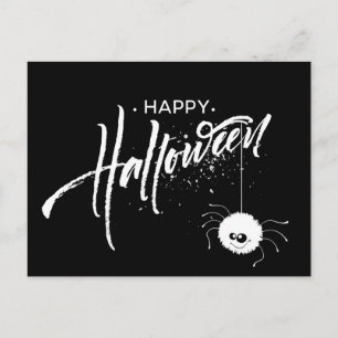 Happy Halloween Spider Postkarte