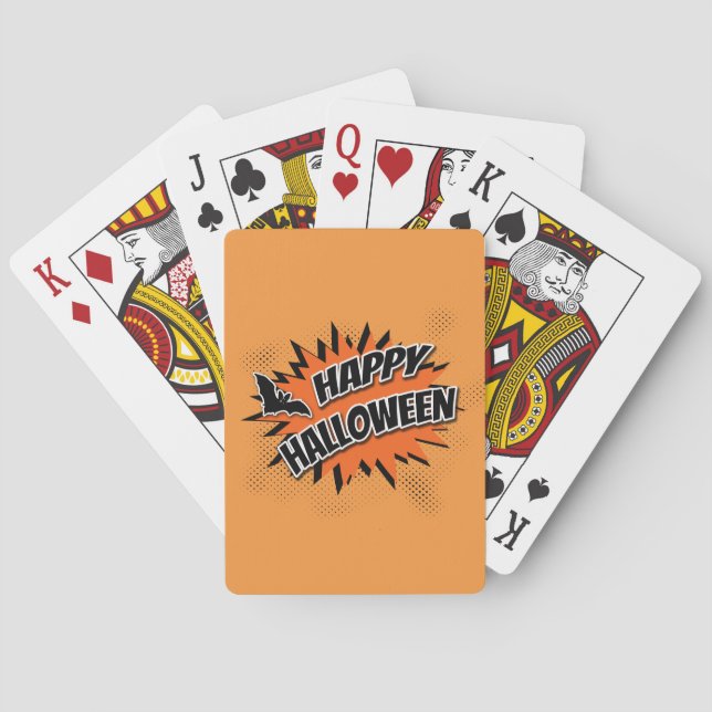 Happy Halloween Spielkarten (Rückseite)