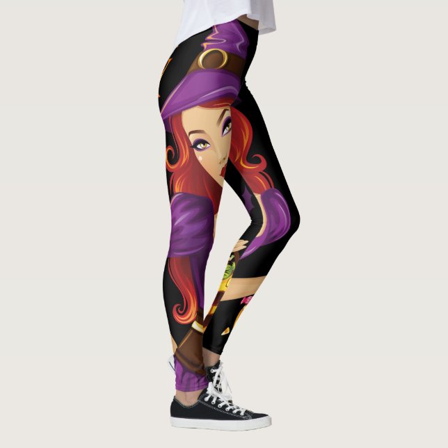 Happy Halloween Spooky Candy Leggings (Rechts)