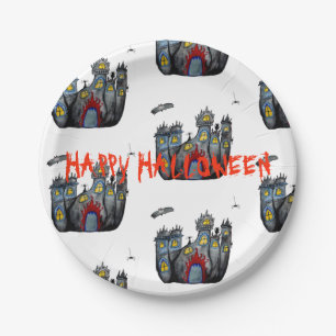 Happy Halloween Spooky Castle Custom Paper Teller