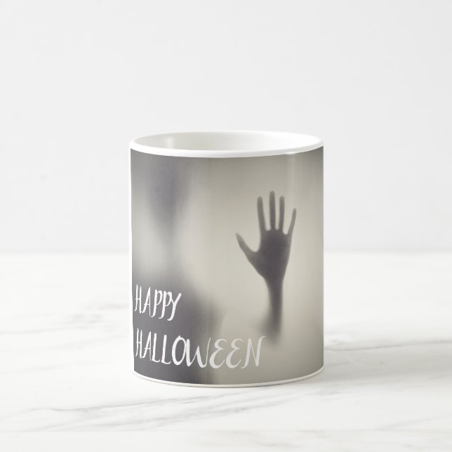 Happy Halloween (Spooky Hand) Kaffeetasse (Mittel)