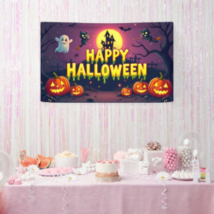 Happy Halloween Spooky & Niedlich Banner