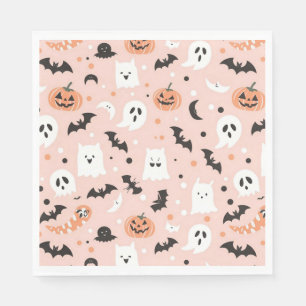 Happy Halloween Spooky Niedlich & festlich Hallowe Serviette