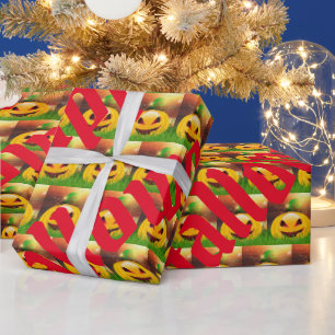 Happy Halloween Spooky Party Time Geschenkpapier