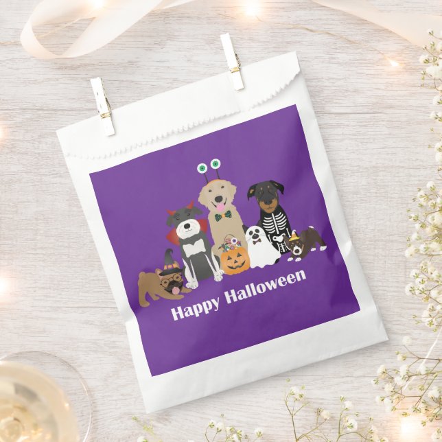 Happy Halloween Spooky Pet Kostüme Geschenktütchen (Ausgeschnitten)