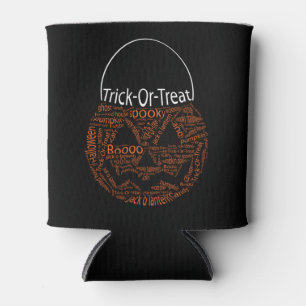Happy Halloween Spooky Pumpkin Typografie Dosenkühler