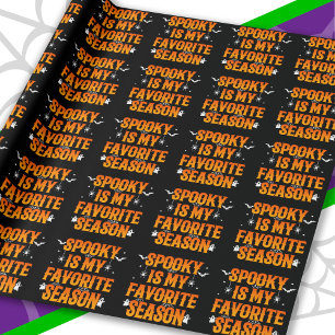 Happy Halloween Spooky Season Funny Halloween Geschenkpapier