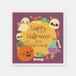 Happy Halloween Spooky Serviette