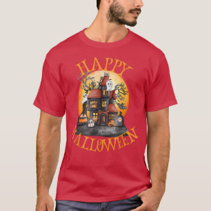 Happy Halloween Spuk Haus ästhetischer Geist Spoo T-Shirt