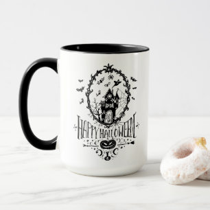 Happy Halloween Spuk Haus Extravagant dekorativ Tasse