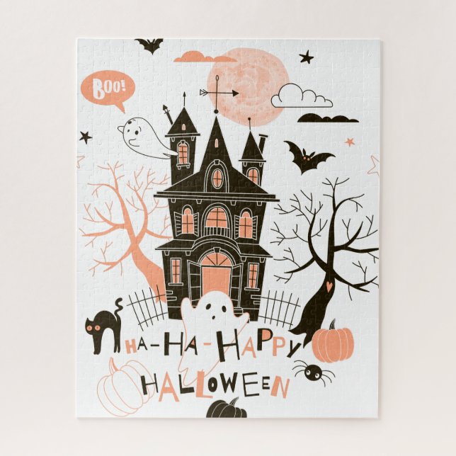 Happy Halloween Spuk House (Vertikal)