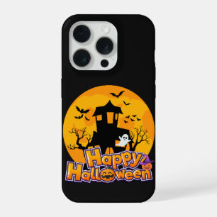 Happy Halloween Spuk House Moon iPhone 15 Pro Hülle