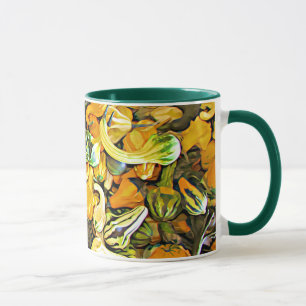 Happy Halloween Squash and Goards Tasse